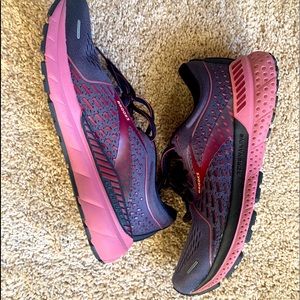 Brooks adrenaline 21 running walking athletic sneakers shoes size 9.5 preowned